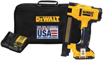 DeWALT DCN701D1 Cable Stapler Kit, Kit, 20 V Battery, 2 Ah, 1 in W Crown, Battery Included: Yes