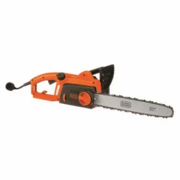 Black+Decker CS1216 Electric Chainsaw, 12 A, 120 V, 16 in L Bar/Chain