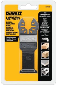DeWALT DWA4203 Oscillating Blade, 1-1/4 in, HSS