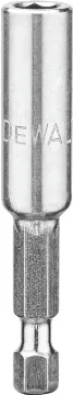 DeWALT DW2046 Bit Tip Holder, 1/4 in Drive, Hex Drive, Steel