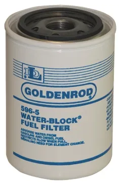 DL Goldenrod 596-5 Fuel Tank Filter, 12 gpm, For: 596 Model 10 micron Fuel Filter