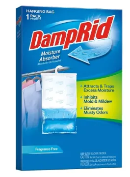 DampRid FG80FF Moisture Absorber, 14 oz Package, Pellets