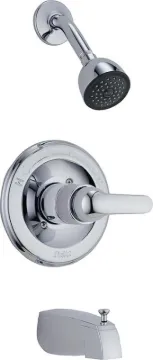 DELTA Peerless P188720 Tub and Shower Faucet, Brass, Chrome