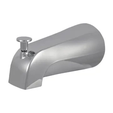 Danco 88703 Tub Spout with Diverter, 7-7/8 in L, Metal, Chrome
