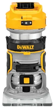 DeWALT DCW600B Router, Bare Tool, 20 V Battery, 5 Ah, 25,500 rpm No Load, Battery Included: No