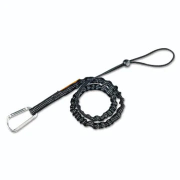 Squids Tool Lanyard, 35 in to 42 in x 1 in, 10 lb, Black