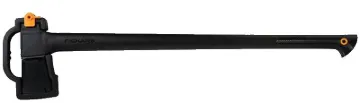 FISKARS 375841-1001 Super Splitting Axe, 3-1/4 in Cutting Edge, 6 lb Head, Steel Head, Fiberglass Ha