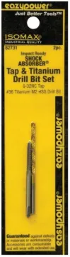 EAZYPOWER 82731 Tap and Drill Set, Titanium