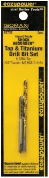 EAZYPOWER 82732 Tap and Drill Set, Titanium