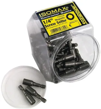 EAZYPOWER ISOMAX 00324 Nutsetter, 1/4 in Drive, 1-5/8 in L, 1/4 in L Shank, Hex Shank