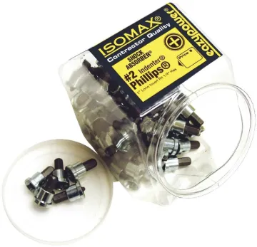 EAZYPOWER 002925 Screw Indenter Bit, #2 Drive, Phillips Drive, Hex Shank, 1 in L