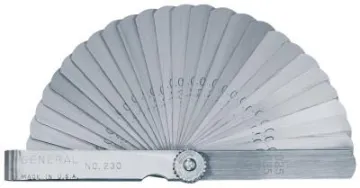26-Leaf 3" Feeler Gage .0015" To .025