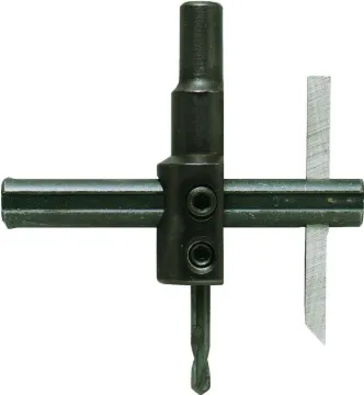 GENERAL 4 Circle Cutter, 7/8 to 4 in Dia Cutting, Steel