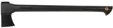 FISKARS 375581-1001 Chopping Axe, 3-1/2 in Cutting Edge, 3.8125 lb Head, Steel Head, Fiberglass Hand