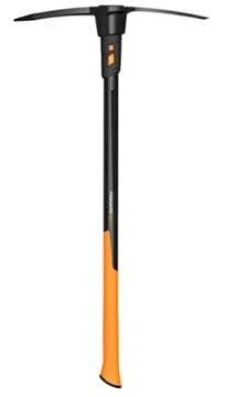 FISKARS 751210-1001 Pick, Steel Blade, Fiberglass Handle, Long Handle, 36 in OAL