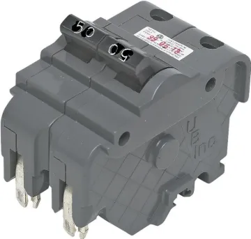 Federal Pacific UBIF250N Circuit Breaker, Type NA, 50 A, 2-Pole, 120/240 V, Standard Trip, Plug-In M