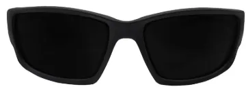 Edge TSK216 Safety Glasses, Unisex, Polycarbonate Lens, Full Frame, Nylon Frame, Matte Black Frame