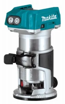 Makita XTR01Z Compact Router, 18 V, 10,000 to 30,000 rpm Spindle