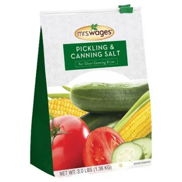 Mrs. Wages W510-B4425 Pickling and Canning Salt, 48 oz Package, Pouch