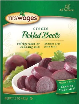 Mrs. Wages W612-J2425 Refrigerator or Canning Pickle Mix, 1.33 oz Package, Pouch