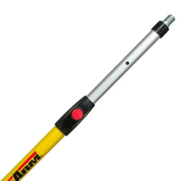 Mr. LongArm Super Tab-Lok 7508 Extension Pole, 1-1/4 in Dia, 4.1 to 7.2 ft L, Aluminum, Fiberglass H