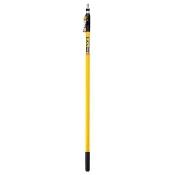 Purdy POWER LOCK 140855648 Extension Pole, 1-5/16 in Dia, 4 to 8 ft L, Aluminum/Fiberglass, Rubber H