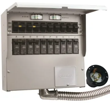 RELIANCE CONTROLS Pro/Tran 2 R510A Transfer Switch, 1-Phase, 50/100 A, 125/250 V, 10, 5-Circuit