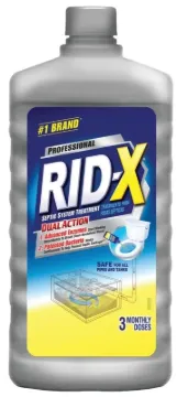 RID-X 1920089447 Septic System Treatment, Liquid, Blue/Green, Soap, 24 oz Package, Bottle