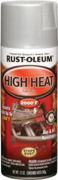 RUST-OLEUM 248904 Automotive High Heat Spray Paint, Flat, Aluminum, Aerosol Can