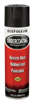 RUST-OLEUM AUTOMOTIVE 248657 Automotive Rubberized Undercoat, Black, 15 oz, Aerosol Can
