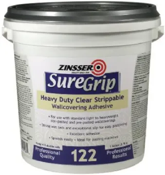 ZINSSER 2881 Wallcovering Adhesive Clear, Clear, 1 gal Package