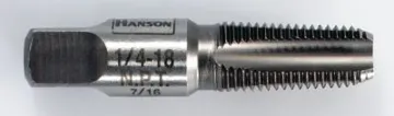IRWIN 1904P Pipe Taper Tap, Tapered Point, 4 -Flute, HCS