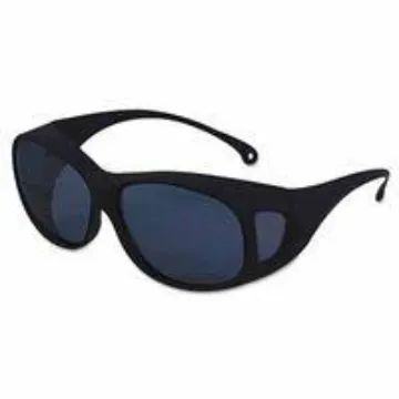 V50 OTG Safety Glasses, Clear Polycarbonate Lens, Anti-Fog, Black, Nylon