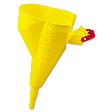 Funnel Attachments for Type I Steel Safety Can, Funnel, Slip-On, 11.25 in L, Yellow