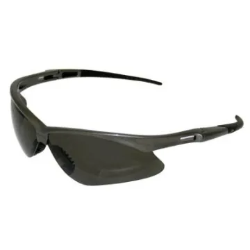 V30 Nemesis Polarized Safety Glasses, Smoke, Polycarbonate Lens, Anti-Scratch, Gunmetal Frame/Temple