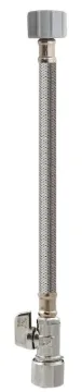 Keeney 2068PCPOLFC12K Quick Lock Valve, 5/8 in Connection, Compression, 125 psi Pressure, Stainless