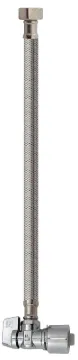 Keeney 2622PCPOLFL20K Quick Lock Valve, 5/8 in Connection, Compression, 125 psi Pressure, Stainless