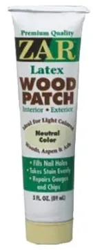 ZAR 31041 Wood Patch, Paste, Amine, Red Oak, 3 oz Package, Tube