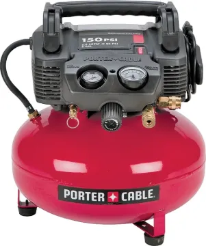 PORTER-CABLE C2002 Air Compressor, 6 gal Tank, 120 V, Iron