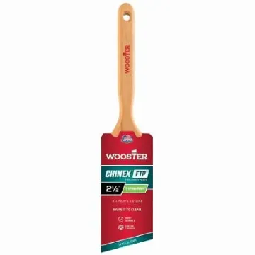 WOOSTER 4410-2-1/2 Paint Brush, 2-1/2 in W, 2-15/16 in L Bristle, Synthetic Bristle, Sash Handle