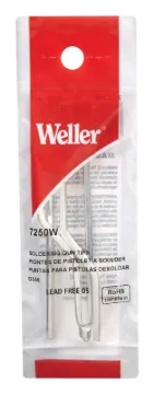 Weller 7250W Soldering Tip Male Insert, 2.570 in L x 0.22 in W Tip, Male Insert, Copper
