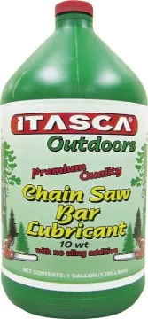 Warren 702277W10 Chain Bar Lubricant, Amber/Brown Green, 400 deg F Flash, 1 gal Package