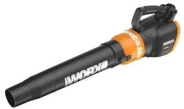 WORX WG546 Leaf Blower, 20 V Battery, 2 -Speed, 225/340 cfm Air