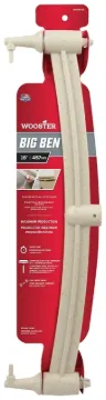 WOOSTER Big Ben BR045-18 Roller Frame, 18 in L Roller, Polypropylene Handle, Threaded Handle