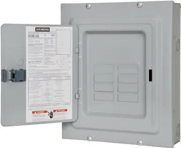 Siemens Murray E Series E0816ML1125S Load Center, 125 A, 8-Space, 16-Circuit, Main Lug, NEMA 1 Enclo