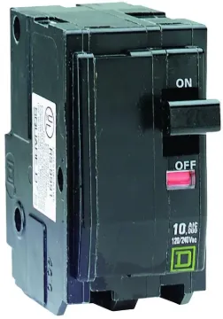 Schneider Electric Square D QO QO230CP Circuit Breaker, In-Line, 30 A, 2-Pole, 120/240 VAC, 48 VDC,