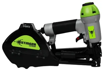 Stinger 136010 Cap Stapler, 200 Magazine, Staples Fastener