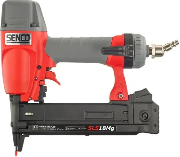 SENCO 1W0021N Stapler, 1/4 in W Crown, 1/2 to 1-1/2 in L Leg, 110 Magazine, 2.4 cu-ft Air