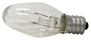 Sylvania 13523 Incandescent Lamp, 120 V, 4 W, Candelabra E12