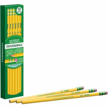 Ticonderoga 13882 Pencil, Soft Lead, Wood Barrel